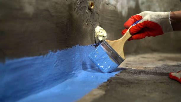Commercial Wet Basement Repair project at a Kilbourne, OH business property by SJ Waterproofing Pros